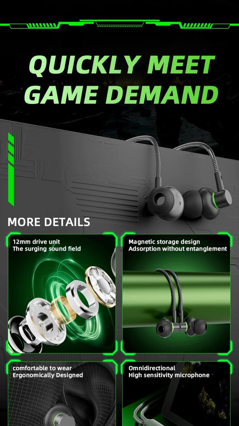 Acer OHW302 Wired Earphones with 3.5mm Jack High-Sensitivity Mic for Compatible Phones - Image 4