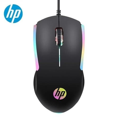 HP M160 Wired Gaming Mouse with High Performance Optical 7 Colors Rainbow LED